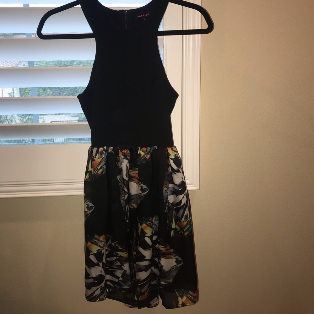 Nameless brand dress with diamond print